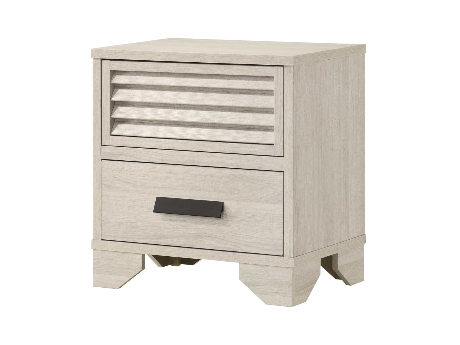 Sarter White Nightstand - Ornate Home