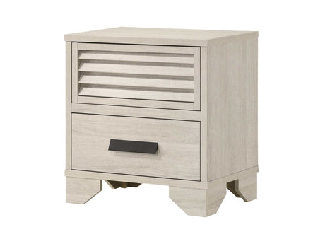 Sarter White Nightstand - Ornate Home