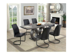 Saskia Gray Dining Table - Ornate Home