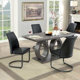 Saskia Gray Dining Table - Ornate Home