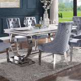 Satinka Gray Dining Chair (Set of 2) - Ornate Home