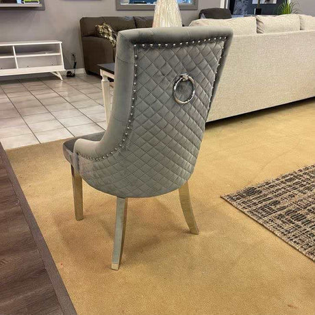 Satinka Gray Dining Chair (Set of 2) - Ornate Home