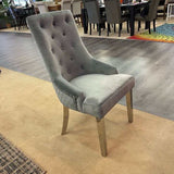 Satinka Gray Dining Chair (Set of 2) - Ornate Home