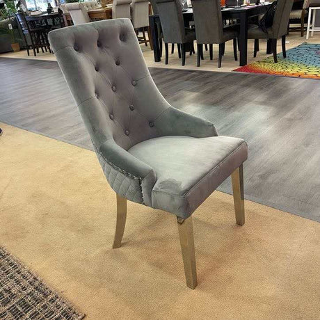 Satinka Gray Dining Chair (Set of 2) - Ornate Home