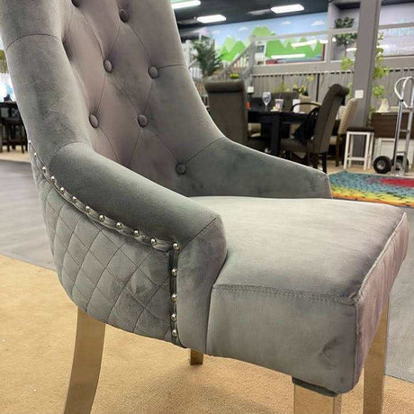 Satinka Gray Dining Chair (Set of 2) - Ornate Home