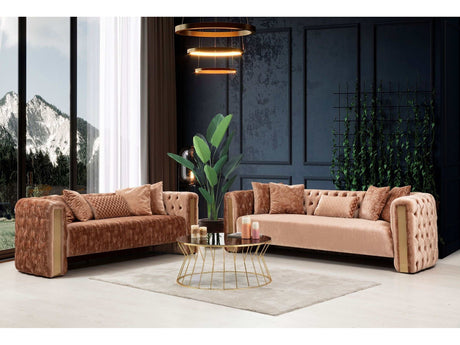 Scarlett Plush Sofa & Loveseat - Ornate Home