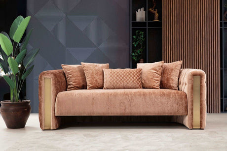 Scarlett Plush Sofa & Loveseat - Ornate Home