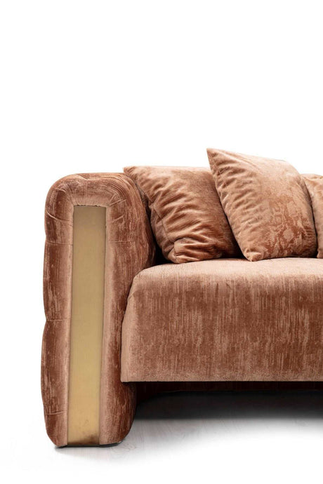 Scarlett Plush Sofa & Loveseat - Ornate Home