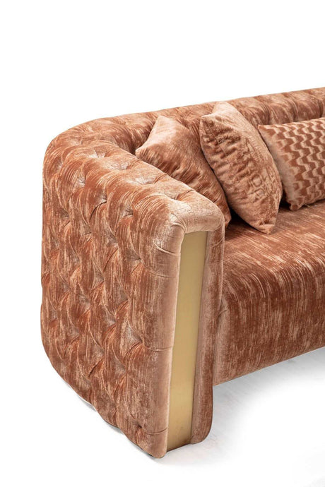 Scarlett Plush Sofa & Loveseat - Ornate Home