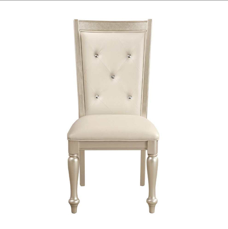 Celandine Silver Side Chair (Set of 2) - Ornate Home