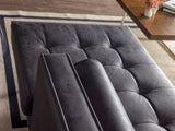 Seattle Dark Gray Reversible L Shape Sofa - Ornate Home