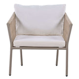 Sequoia Light Luxury Simple Style Outdoor Set Brown - Ornate Home