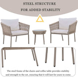 Sequoia Light Luxury Simple Style Outdoor Set Brown - Ornate Home