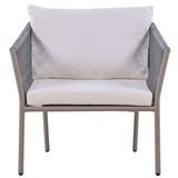 Sequoia Light Luxury Simple Style Outdoor Set Gray - Ornate Home