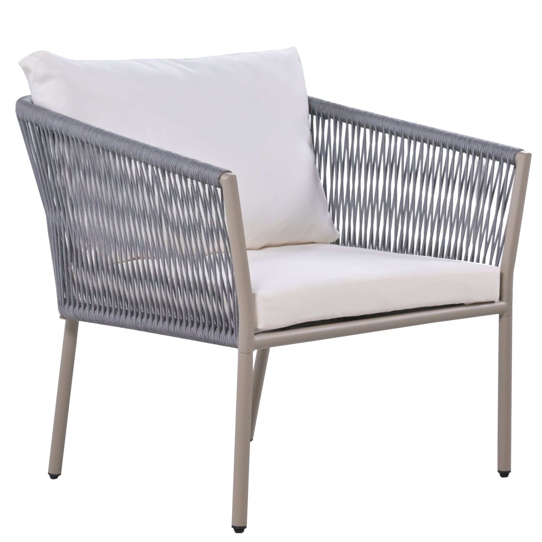 Sequoia Light Luxury Simple Style Outdoor Set Gray - Ornate Home