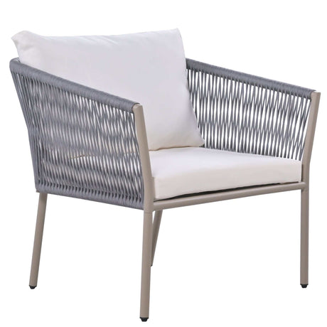 Sequoia Light Luxury Simple Style Outdoor Set Gray - Ornate Home