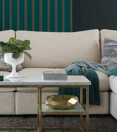 Serene Beige 4pc Modular L Shape Sectional - Ornate Home