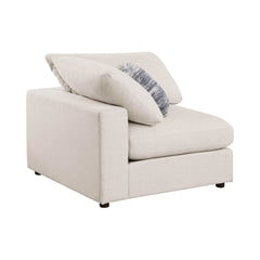 Serene Beige 4pc Modular L Shape Sectional - Ornate Home
