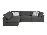 Serene Charcoal Fabric Modular Sectional Create your own Style - Ornate Home
