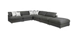 Serene Charcoal Fabric Modular Sectional Create your own Style - Ornate Home