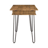 Sheeran Rustic Amber Writing Desk w/ Hidden Storages - Ornate Home