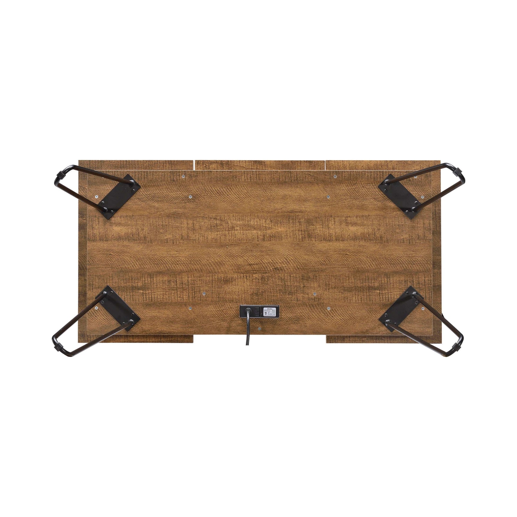 Sheeran Rustic Amber Writing Desk w/ Hidden Storages - Ornate Home