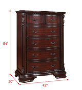 Sheffield Dark Cherry Chest - Ornate Home