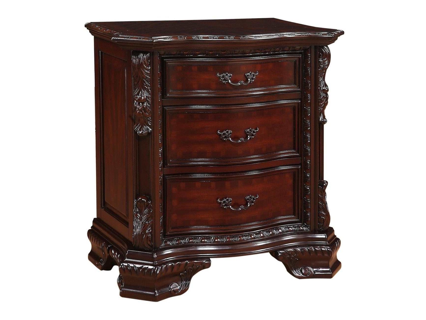 Sheffield Dark Cherry Nightstand - Ornate Home