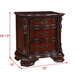 Sheffield Dark Cherry Nightstand - Ornate Home