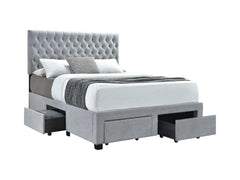 Shelburne Beige Queen Storage Bed - Ornate Home