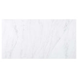 Sherry White Marble / Brown 7 Pc Dining Set - Ornate Home