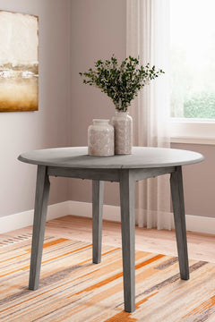 Shullden Gray Dining Room Set / 5pc - Ornate Home