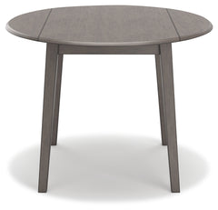 Shullden Gray Drop Leaf Dining Table - Ornate Home