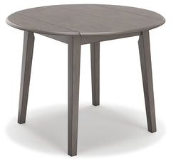 Shullden Gray Drop Leaf Dining Table - Ornate Home