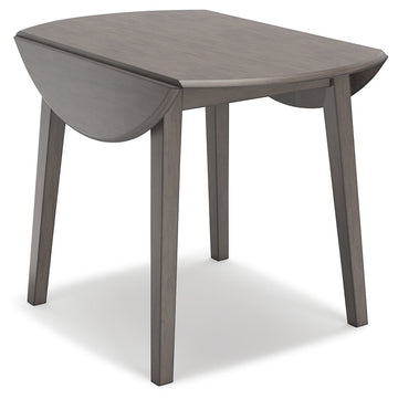 Shullden Gray Drop Leaf Dining Table - Ornate Home