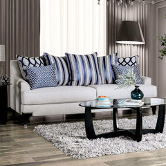 Sisseton Light Gray Stationary Sofa & Loveseat 2pc - Ornate Home