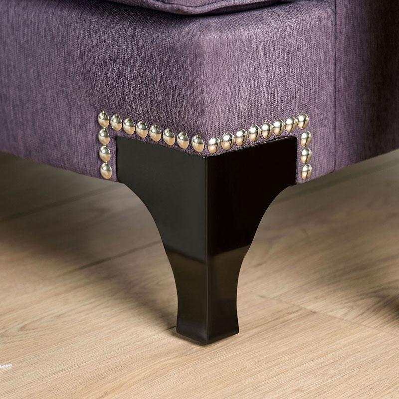 Sisseton Purple Stationary Sofa & Loveseat 2pc - Ornate Home