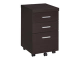 Skeena Cappuccino Mobile Storage Cabinet - Ornate Home