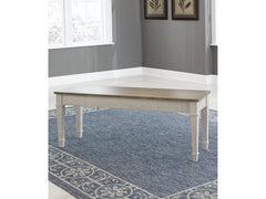 Skempton White/Light Brown Storage Bench - Ornate Home