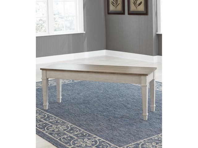 Skempton White/Light Brown Storage Bench - Ornate Home