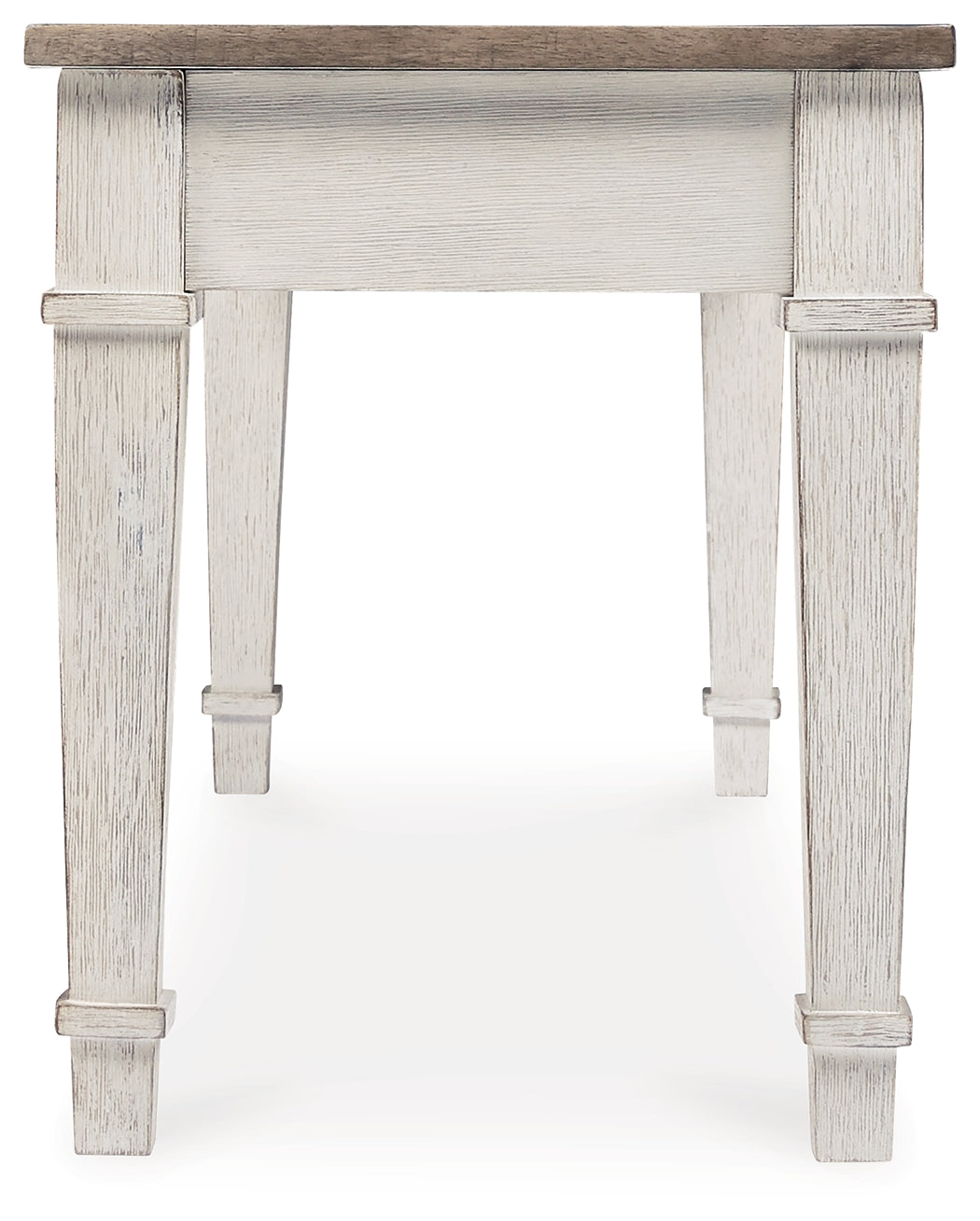 Skempton White/Light Brown Storage Bench - Ornate Home