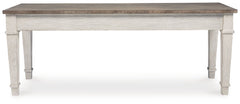 Skempton White/Light Brown Storage Bench - Ornate Home