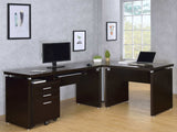 Skylar Cappuccino 2 Pc Desk Set - Ornate Home