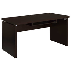 Skylar Cappuccino L-Shape Desk - Ornate Home