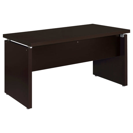 Skylar Cappuccino L-Shape Desk - Ornate Home