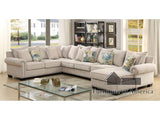 Skyler Beige Sectional & Chair - Ornate Home