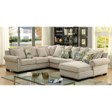 Skyler Beige Sectional - Ornate Home