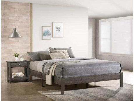 Skyler Gray Nightstand - Ornate Home