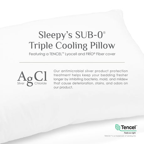 Sleepys SUB-0° Triple Cooling Pillow - Ornate Home