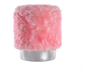 Small Accent Pouf Pink - Ornate Home